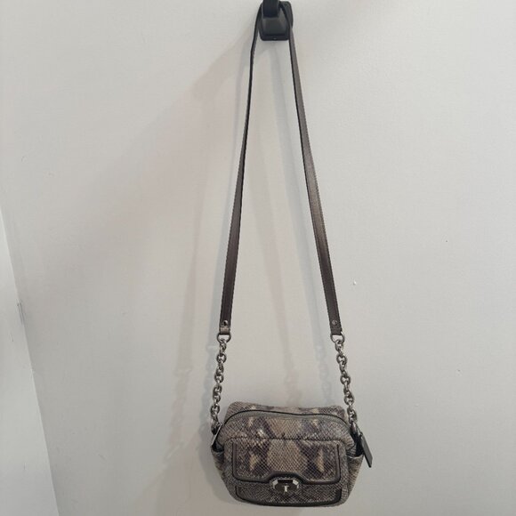 Coach Python Leather Cross Body Bag - Picture 8 of 15